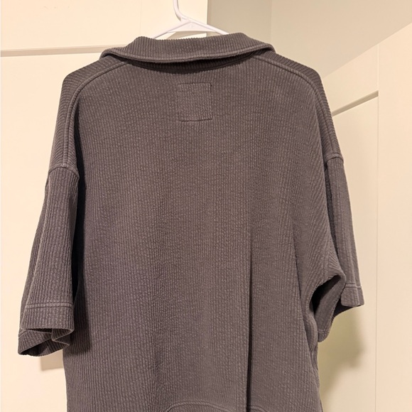 Aerie Charcoal V-Neck Sweater - Picture 4 of 4